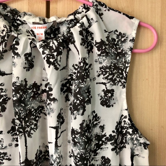 Joe Fresh Chiffon Floral Tree Tank Top - Picture 2 of 4